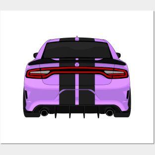 DODGE CHARGER VIOLET Posters and Art